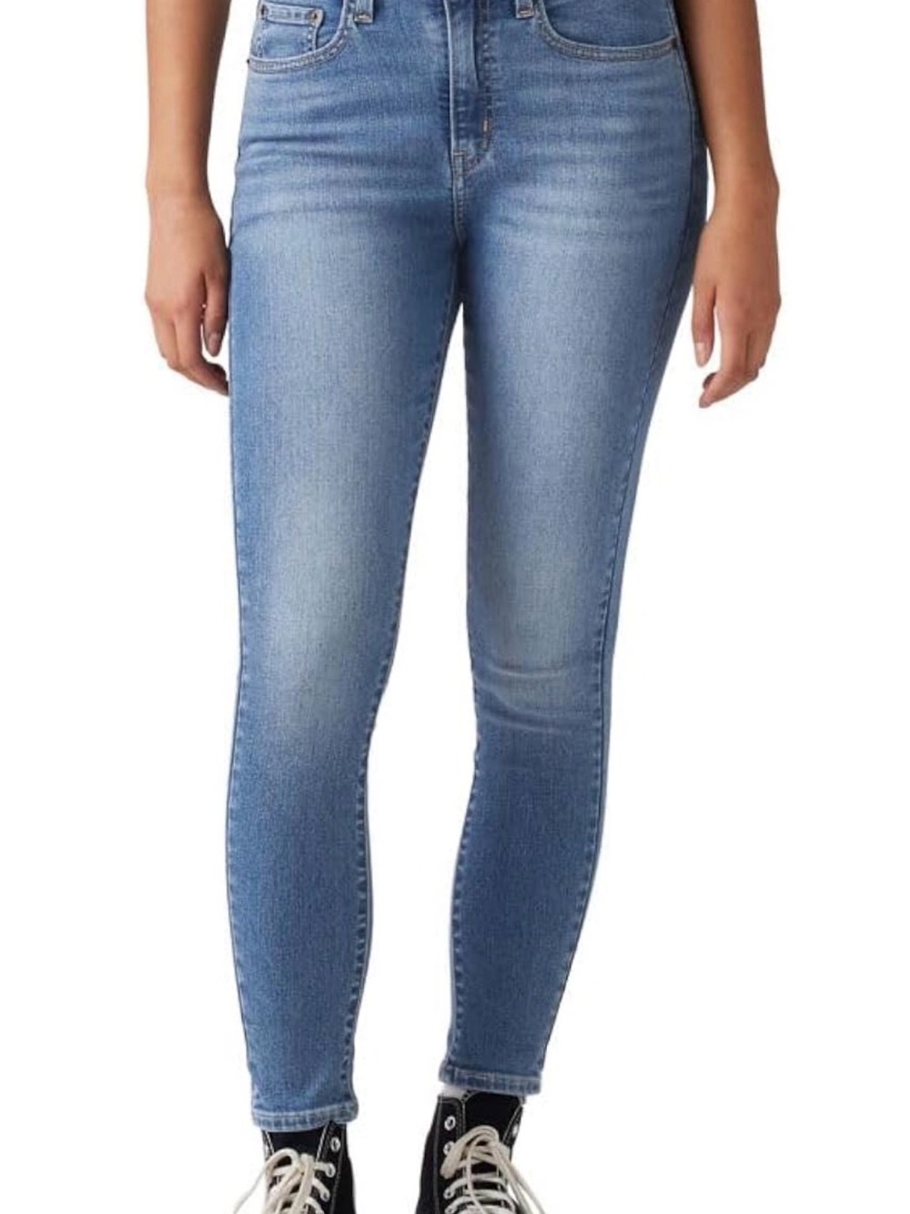 Levi's 721 High-Rise Skinny Light Blue Jeans - Women